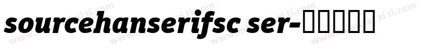 sourcehanserifsc ser字体转换